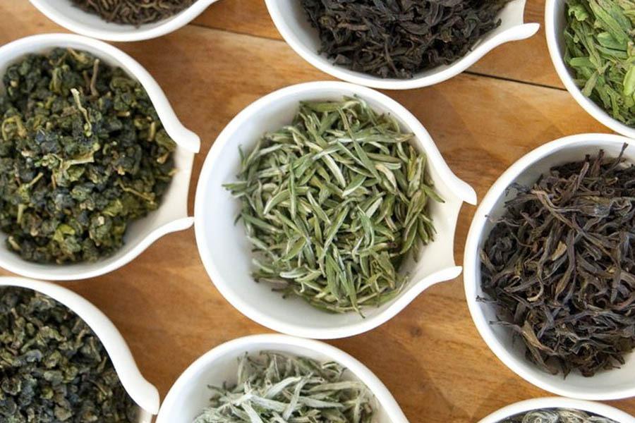 Зеленый, черный и белый китайские чаи